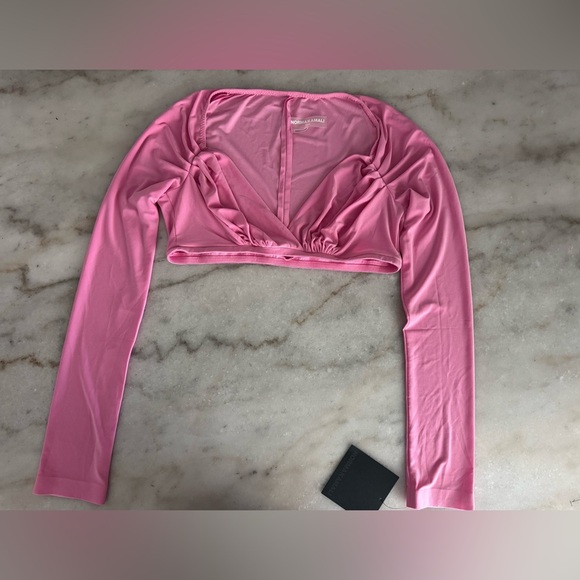 NWT-Cropped Sweetheart Top - Picture 5 of 7